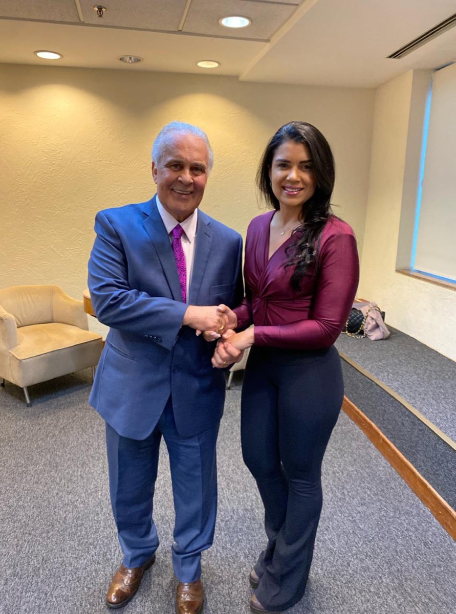 Dra. Bárbara Cardoso com o Dr. Lair Ribeiro