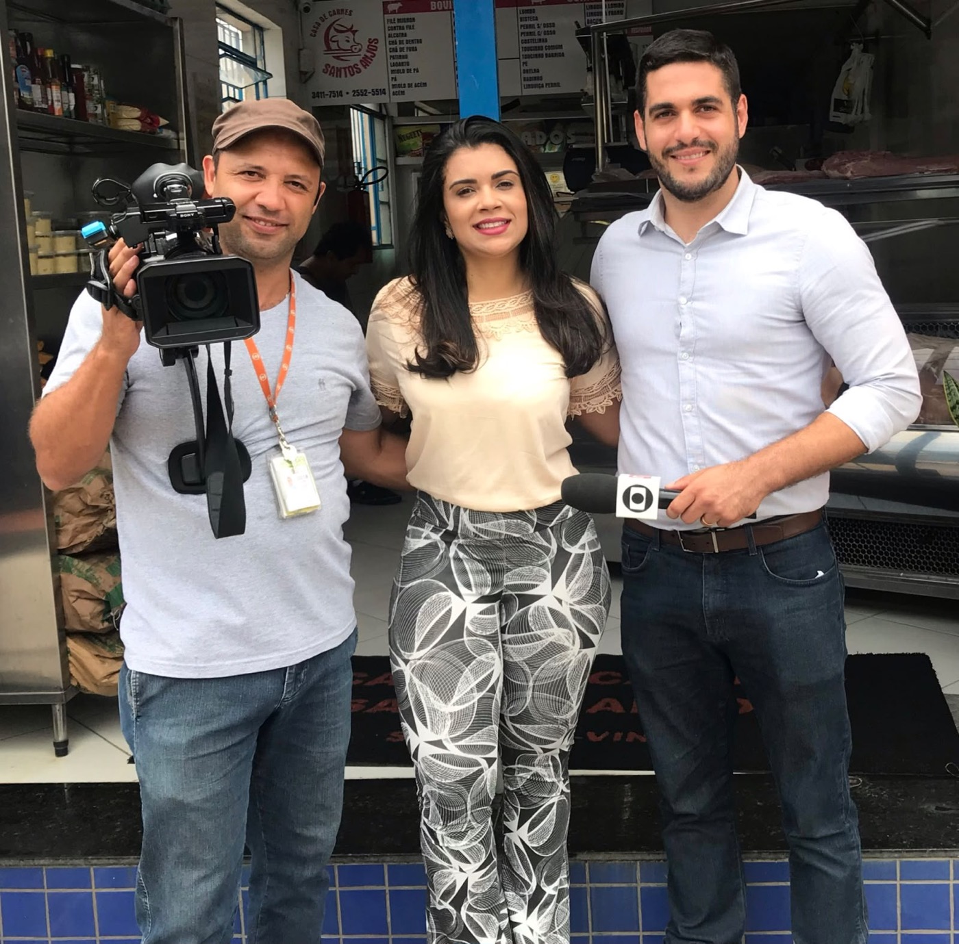 Bárbara Cardoso entrevistada pela Rede Globo / MGTV