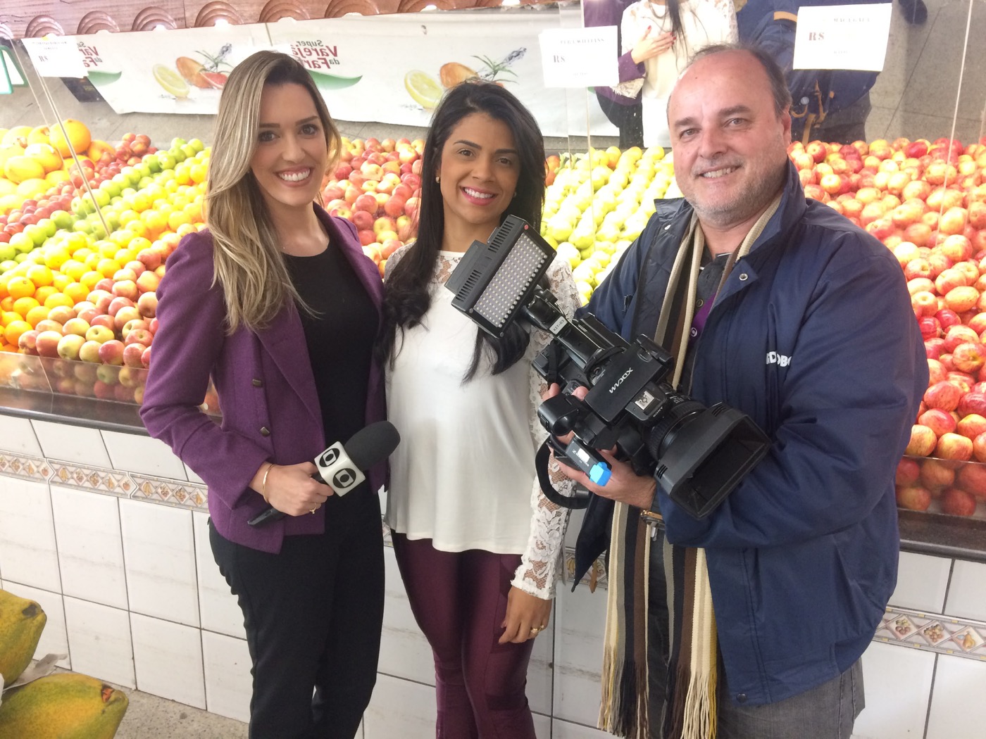 Reportagem com a nutricionista Bárbara Cardoso na Globo